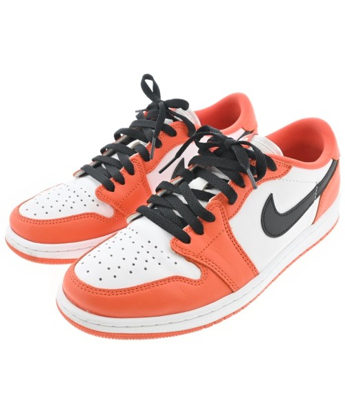NIKE ナイキ スニーカー メンズ 27.5cm オレンジx白 【中古】【古着】