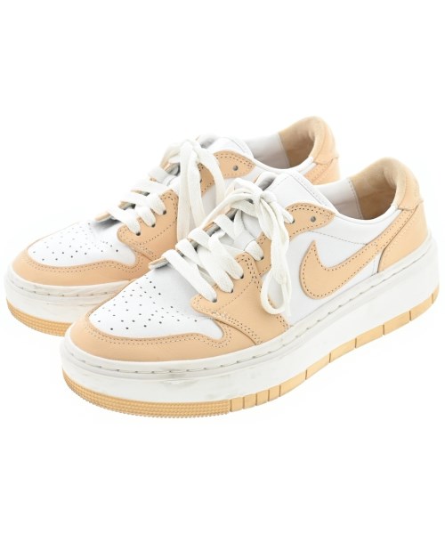 NIKE ナイキ スニーカー メンズ 24.5cm 白xベージュ 【中古】【古着】