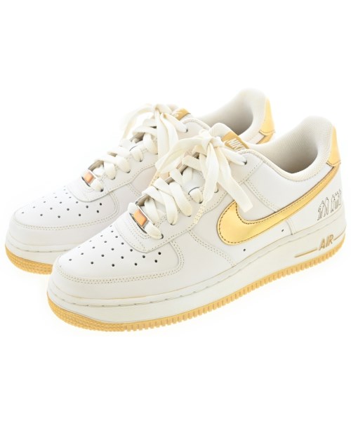 NIKE ナイキ スニーカー メンズ 25cm 白xゴールド 【中古】【古着】 12,012円