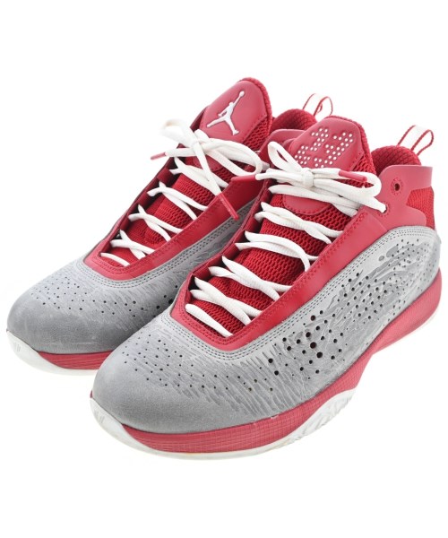 NIKE ナイキスニーカー メンズ 27.5糎 薄墨色x赤【中古】【古着】