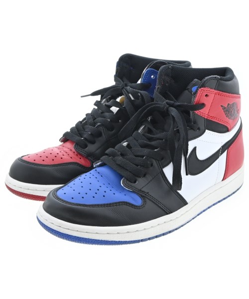 NIKE ナイキスニーカー メンズ 26.5珊 黒x赤x青等【中古】【古着】 メンズ靴-靴