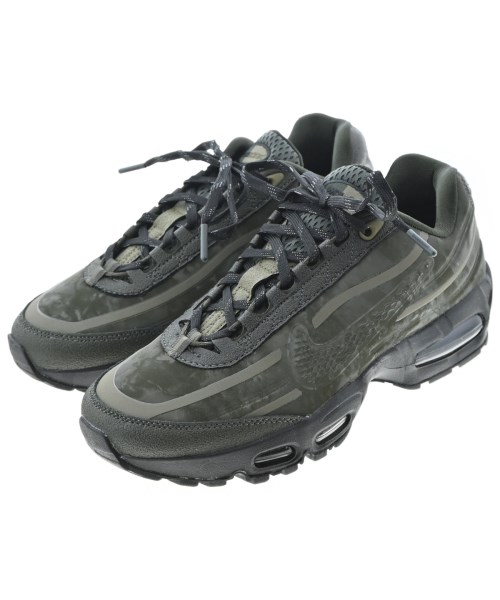 NIKE ナイキスニーカー メンズ 25糎 深緑【中古】【古着】