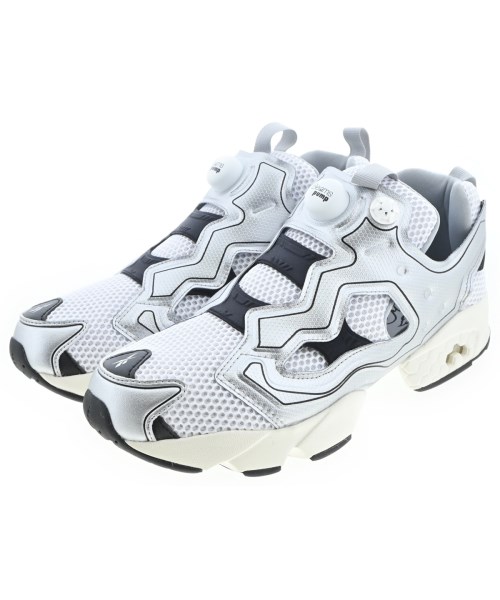 Reebok リーボックスニーカー メンズ 27糎 白xしろがね色等【中古】【古着】