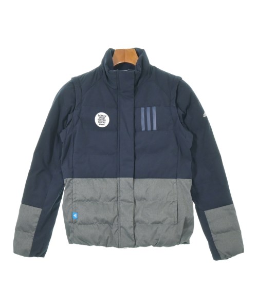 アディダス ダウン adidas ダウンジャケット ダウン フード付き無地パファー