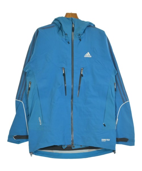 adidas アディダス マウンテンパーカー メンズ O(XL位) 水色 【中古】【古着】