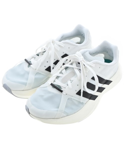 adidas アディダススニーカー レディース 23.5糎 白系x黒【中古】【古着】
