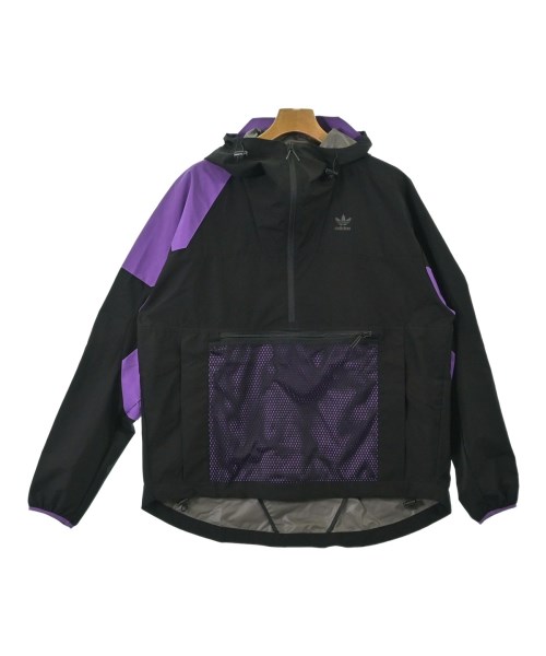 adidas アディダスマウンテンパーカー メンズ L 黒x紫【中古】【古着】