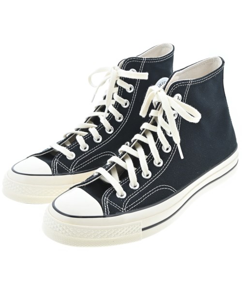 CONVERSE コンバーススニーカー メンズ UK8(26.5糎位) 黒【中古】【古着】