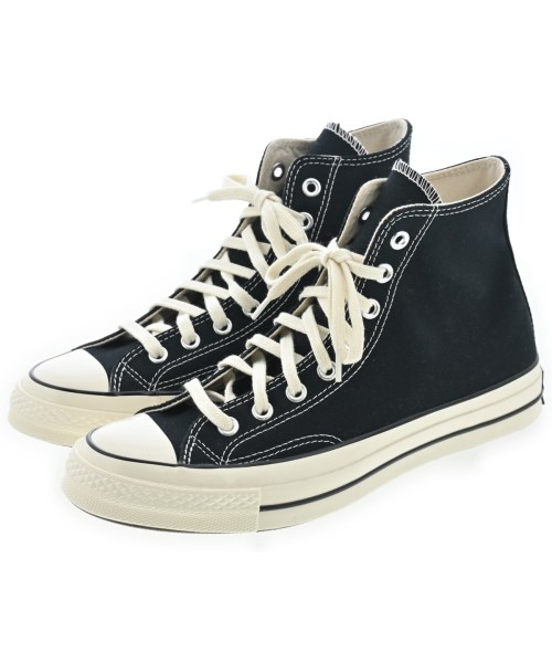 CONVERSE コンバーススニーカー メンズ UK8(26.5糎位) 黒【中古】【古着】