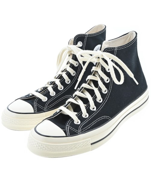 CONVERSE コンバーススニーカー メンズ UK8(26.5糎位) 黒【中古】【古着】