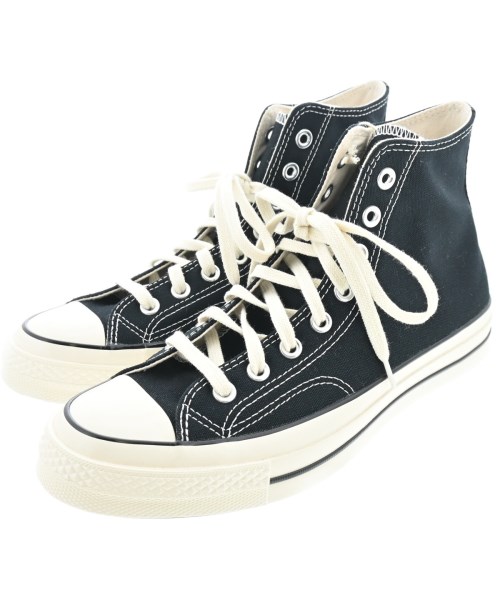 CONVERSE コンバーススニーカー メンズ UK8(26.5糎位) 黒【中古】【古着】