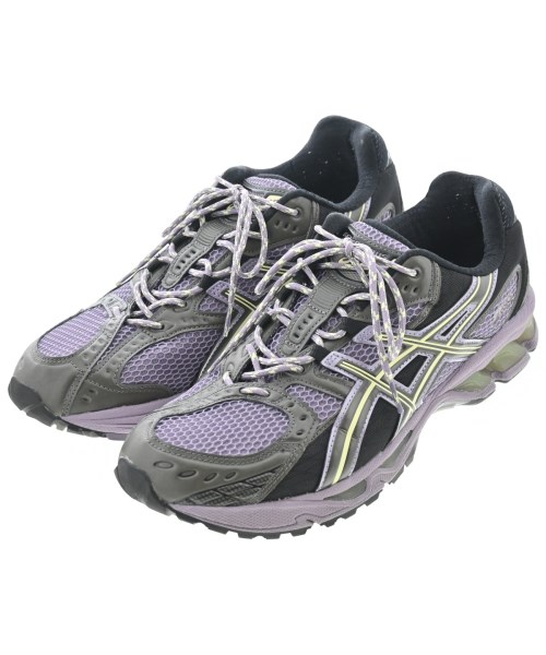 asics アシックススニーカー メンズ 28糎 紫xカーキ系x黄系【中古】【古着】