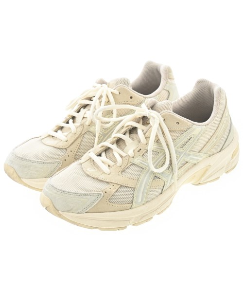 asics アシックススニーカー メンズ 27糎 ベージュ【中古】【古着】