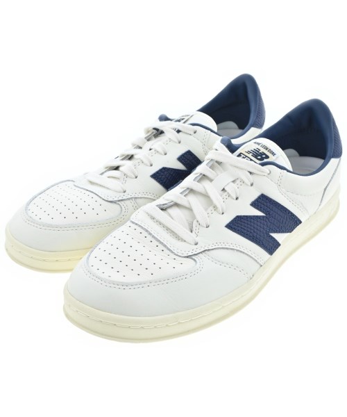 New Balance ニューバランス スニーカー メンズ 27.5cm 白x紺 【中古】【古着】