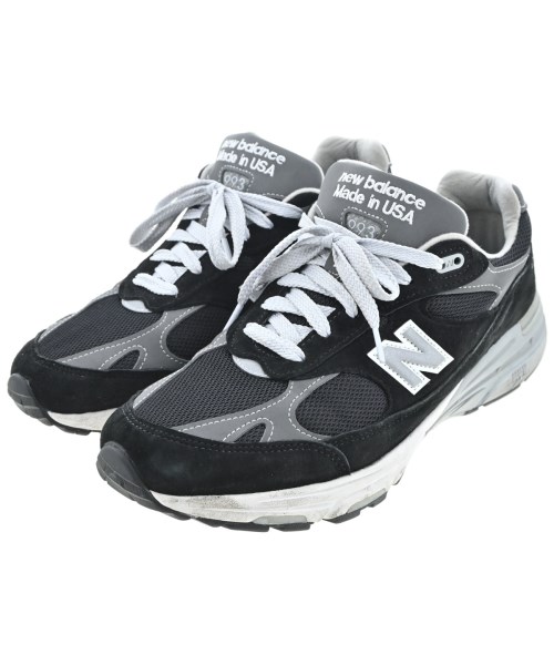 New Balance ニューバランススニーカー メンズ 28.5糎 黒x薄墨色【中古】【古着】