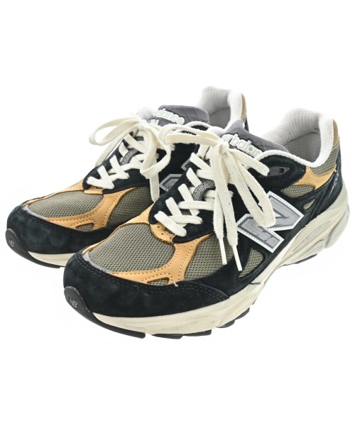 New Balance ニューバランススニーカー メンズ 26.5糎 黒x茶【中古】【古着】