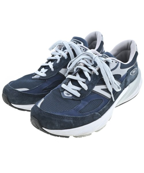 New Balance ニューバランススニーカー メンズ 27珊 紺【中古】【古着】