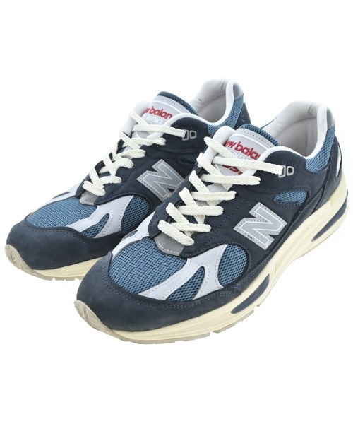 New Balance ニューバランス スニーカー メンズ US9 1/2(27.5cm位) 紺 【中古】【古着】
