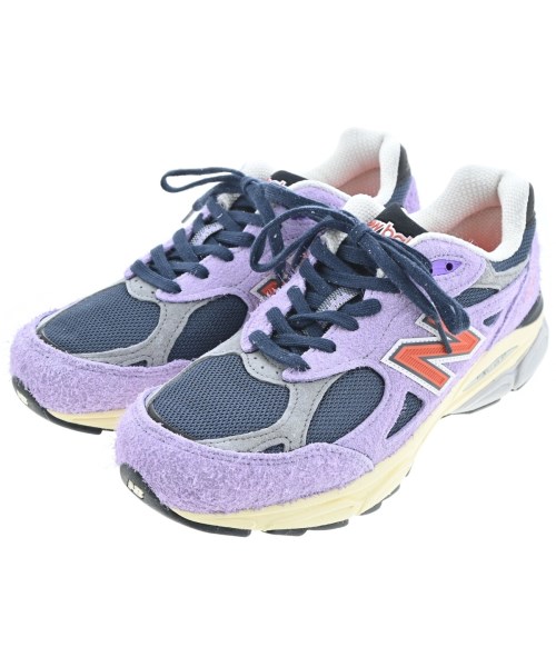 New Balance ニューバランス スニーカー メンズ 26cm 紫x紺 【中古】【古着】