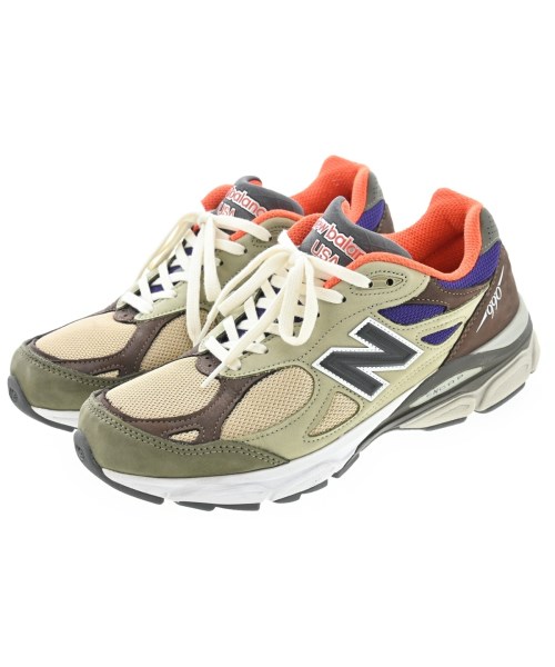 New Balance ニューバランス スニーカー メンズ 27cm ベージュxカーキx茶等 【中古】【古着】
