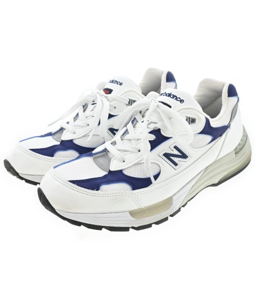 New Balance ニューバランス スニーカー メンズ 26.5cm 白x紺系 【中古】【古着】