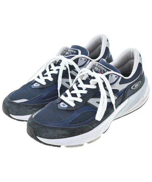 New Balance ニューバランススニーカー メンズ 28珊 紺【中古】【古着】