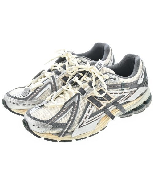 New Balance ニューバランス スニーカー メンズ 27.5cm 白xシルバーxグレー 【中古】【古着】