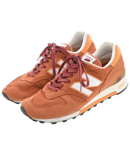 New Balance ニューバランススニーカー メンズ 28糎 オレンジ色【中古】【古着】