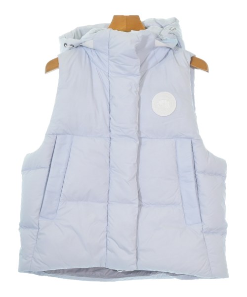 CANADA GOOSE カナダグース ダウンジャケット/ダウンベスト レディース S 水色 【中古】【古着】