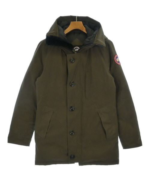 CANADA GOOSE カナダグース ダウンジャケット/ダウンベスト メンズ S カーキ 【中古】【古着】