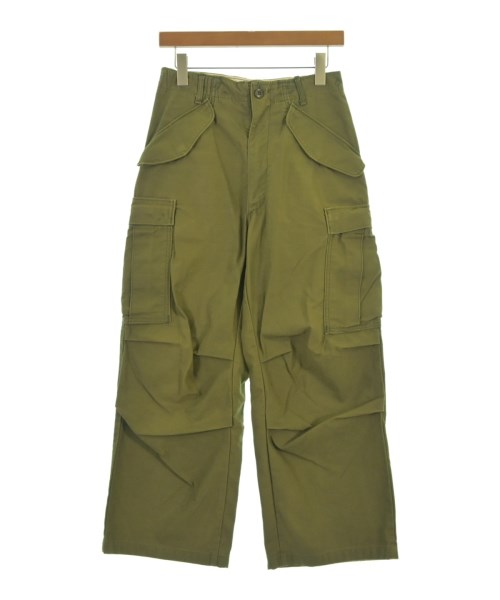 MILITARY ミリタリー カーゴパンツ レディース XS カーキ 【中古】【古着】