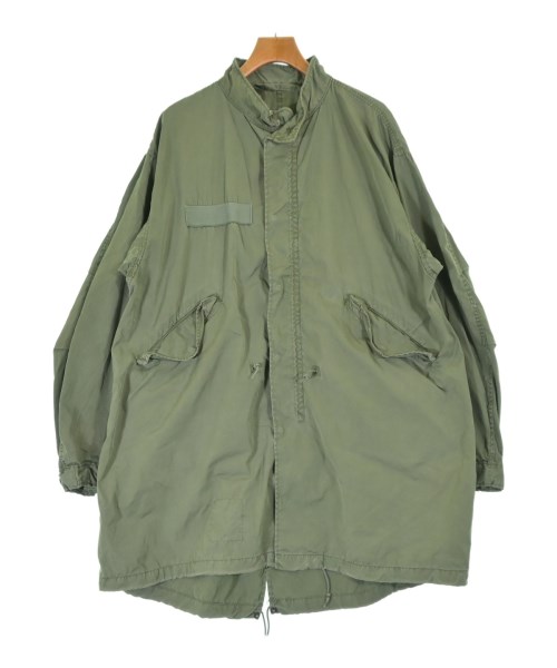MILITARY ミリタリー モッズコート メンズ M カーキ 【中古】【古着】