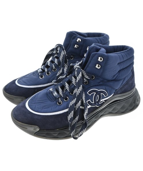 CHANEL シャネルスニーカー レディース EU37 1/2(24cm位) 紺【中古】【古着】｜RAGTAG（ブランド古着のラグタグ）