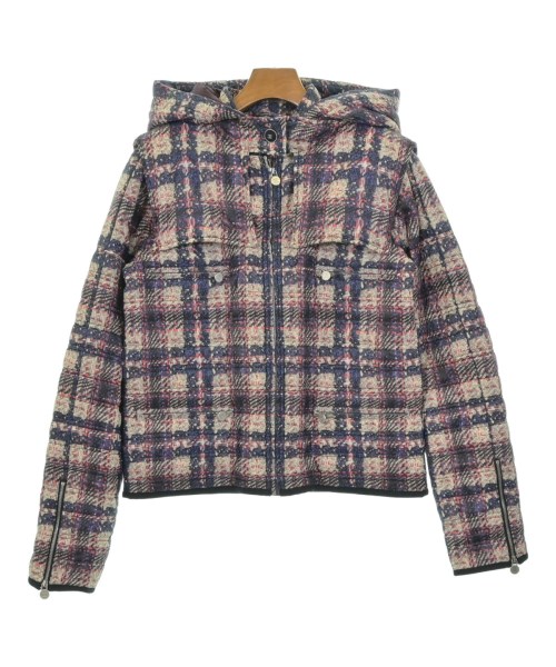 CHANEL シャネルブルゾン レディース 36(XS位) 紺xピンクx白(チェック)【中古】【古着】|RAGTAG(ブランド古着のラグタグ)