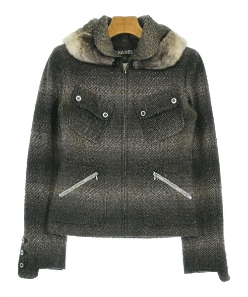 CHANEL シャネルブルゾン（その他） レディース 36(XS位) 茶【中古】【古着】｜RAGTAG（ブランド古着のラグタグ） 99,825円