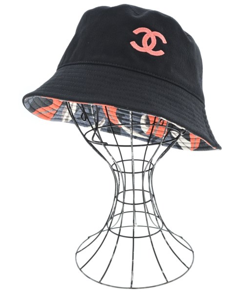 CHANEL シャネルハット レディース - 黒xグレー等【中古】【古着】|RAGTAG(ブランド古着のラグタグ)