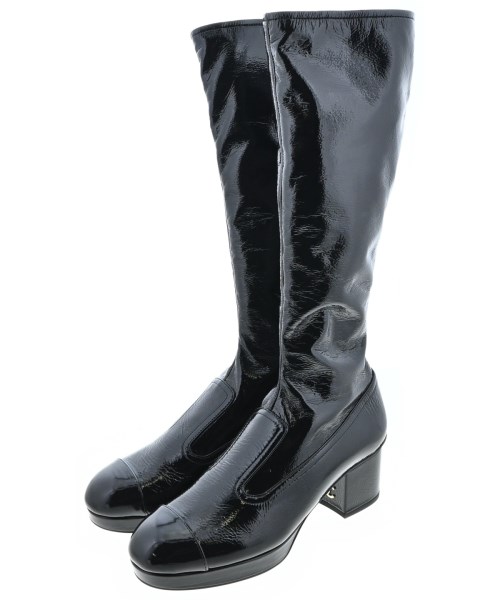 CHANEL シャネルブーツ レディース EU39(25.5cm位) 黒【中古】【古着】｜RAGTAG（ブランド古着のラグタグ）