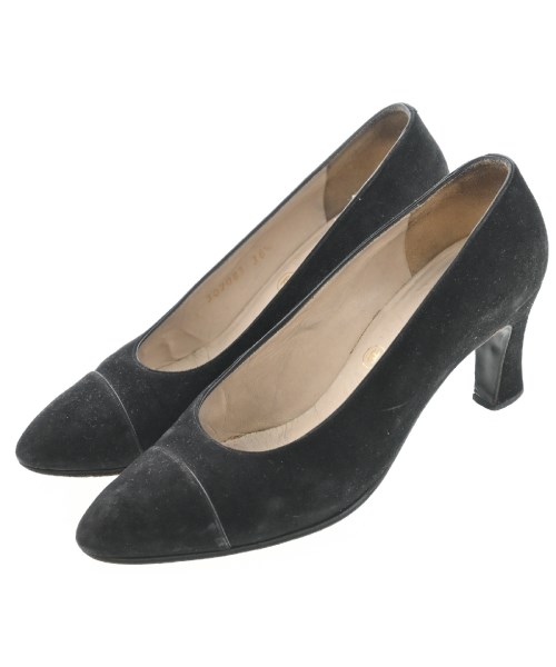 楽天市場】CHANEL シャネル パンプス レザー パテントレザー ブラック