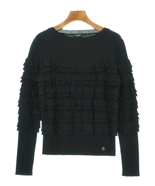 CHANEL シャネル編み物・スウェーター レディース 36(XS位) 黒【中古】【古着】