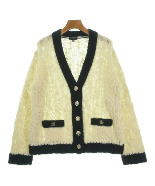 CHANEL シャネルジレー レディース 36(XS位) 白x黒【中古】【古着】
