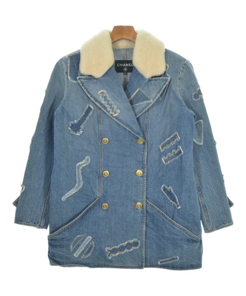 CHANEL シャネル カジュアルジャケット レディース 40(M位) 青(デニム) 【中古】【古着】