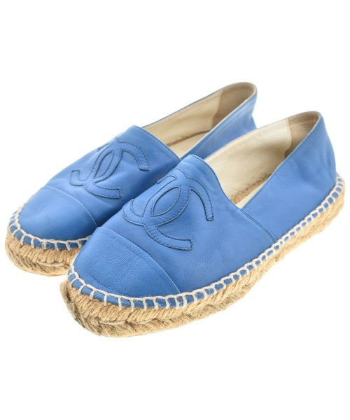 CHANEL シャネル エスパドリーユ レディース EU35(21.5cm位) 青 【中古】【古着】
