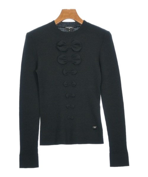 CHANEL シャネル編み物・スウェーター レディース 36(XS位) 黒【中古】【古着】