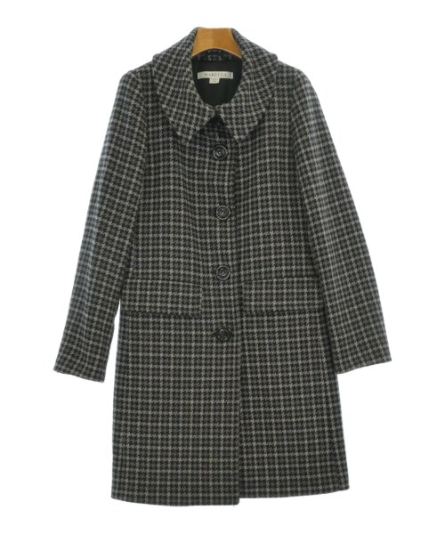 MARELLA マレラ コート（その他） レディース 40(M位) 黒xグレー(千鳥格子) 【中古】【古着】