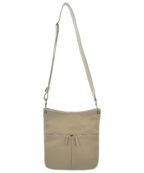 LONGCHAMP ロンシャンショルダーバッグ レディース - ベージュ【中古】【古着】