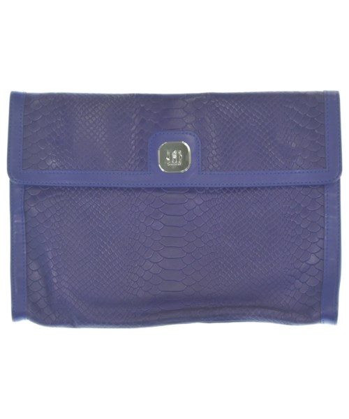 LONGCHAMP ロンシャン クラッチバッグ レディース - 青 【中古】【古着】