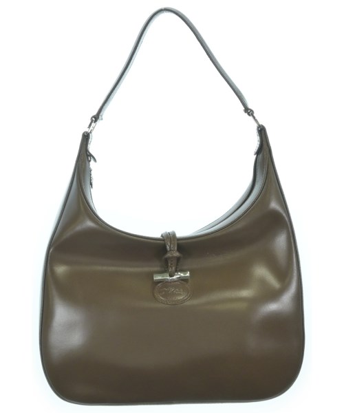 LONGCHAMP ロンシャン ショルダーバッグ レディース - 茶 【中古】【古着】