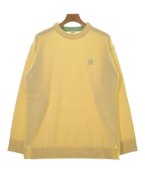 LOEWE ロエベニット・セーター メンズ M 黄【中古】【古着】