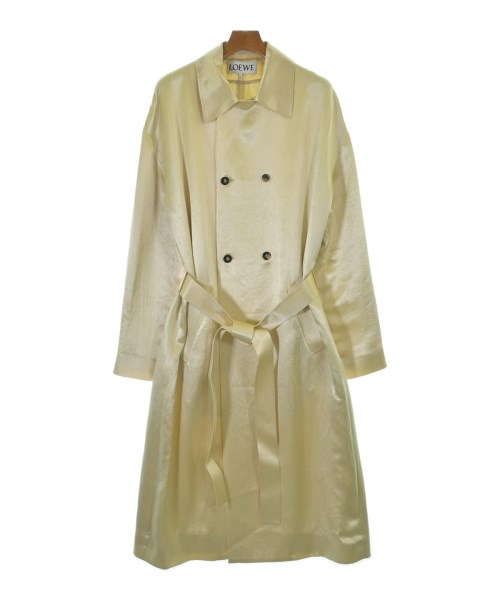 LOEWE ロエベ トレンチコート メンズ 46(M位) クリーム系 【中古】【古着】