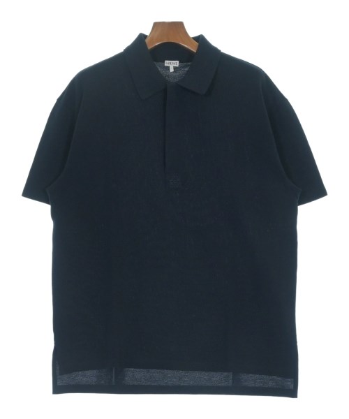 LOEWE ロエベ ポロシャツ メンズ L 紺 【中古】【古着】
